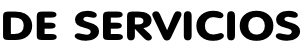 DE SERVICIOS